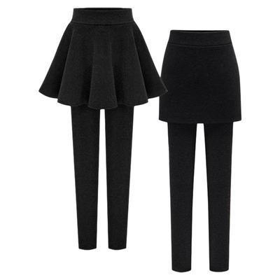 带裙子一体打底裤外穿保暖压力