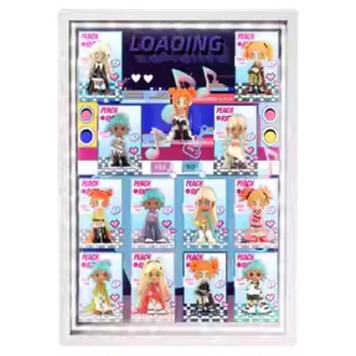 泡泡玛特Lil Peach Riot 小小叛桃载入中系列手办盲盒场景展示盒