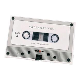 新年可录歌曲送女语音可录音卡带磁带留声贺卡的祝福语有声小卡片