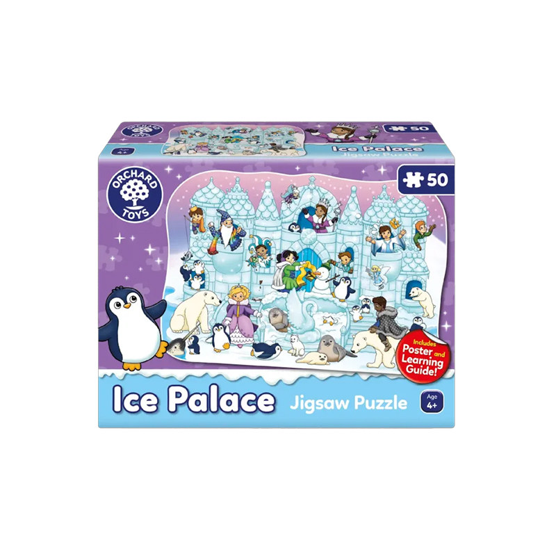 Orchard Toys冰雪宫殿儿童益智思维训练拼图游戏亲子互动玩具4岁+
