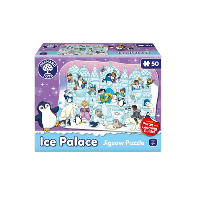 Orchard Toys冰雪宫殿儿童益智思维训练拼图游戏亲子互动玩具4岁+