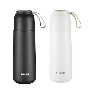 苏泊尔316L不锈钢一杯两用保温杯