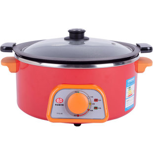 酷克锅巴饭电饭煲柴火饭专用铸铁锅内胆无涂层 3-4 5-6人4L锅巴锅