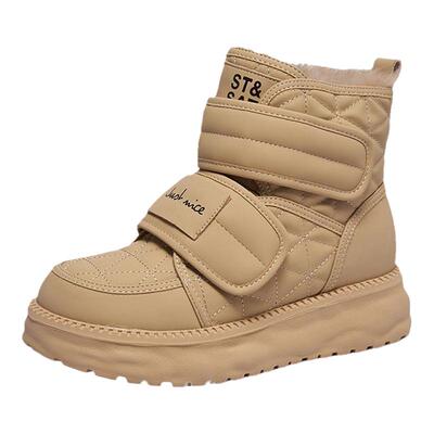 星期六时尚雪地靴温暖厚底短靴女