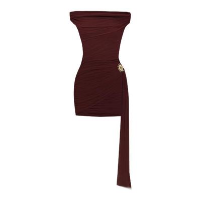 【徐如蓝同款】Artel Retro 2025秋季新款拖尾礼服短裙纱影连衣裙