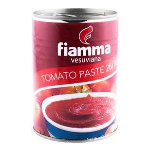 意大利Fiamma火山牌双倍浓缩番茄膏罐头tomatoes pasta400g番茄酱