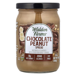 美国Walden Farms低脂低卡巧克力花生酱鸡胸调味轻食340g生酮