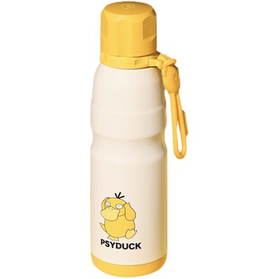 杯具熊百世可乐联名款车载运动保温杯不锈钢水壶户外男女学生提绳