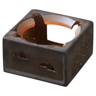 复古温茶炉鎏金中式家用蜡烛加热炉恒温茶壶保温底座陶瓷温茶器