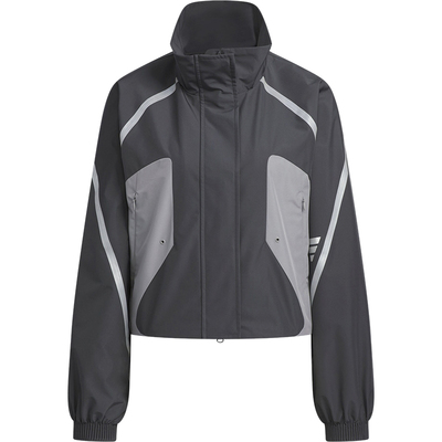 阿迪达斯女士拼接短款训练外套