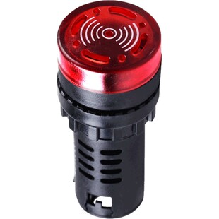 AD16-16SM带灯闪光蜂鸣器220v24v12v电子报警高分贝通断测试滴滴