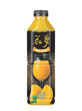 茹梦山楂芒果猕猴桃草莓橙汁