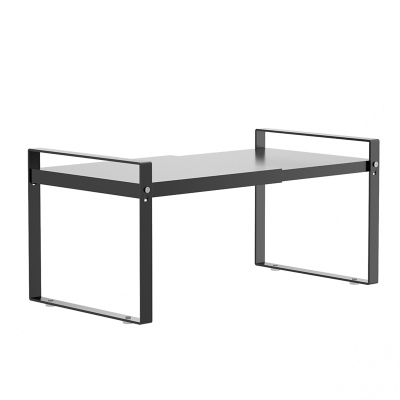 可伸缩厨房置物架台面橱柜隔板分层架柜内调料收纳锅架桌面小架子