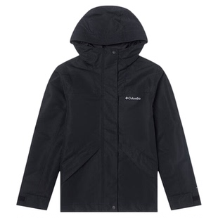 哥伦比亚户外女款防风防水连帽冲锋衣2025秋冬新款连帽外套XR1784