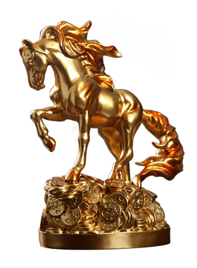 创意摆件马招财摆设客厅电视柜工艺品家居饰品轻奢北欧装饰品礼物