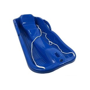 特厚加厚双人滑雪板成人儿童亲子滑草板地片雪橇爬犁滑沙板带刹车