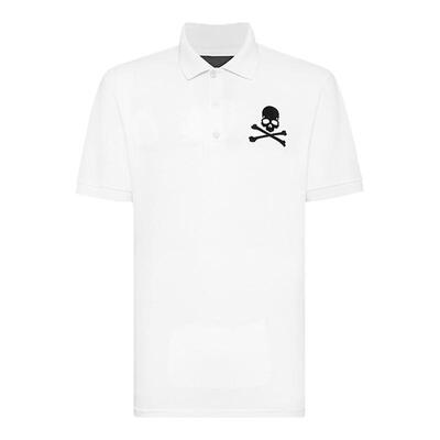 PHILIPP PLEIN 男士Skull&Bones短袖polo衫