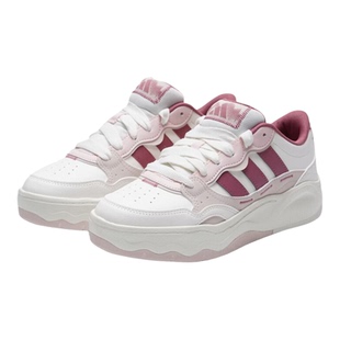 adidas阿迪达斯女子板鞋26春新款LITE SHUFFLE运动休闲鞋 KH9028