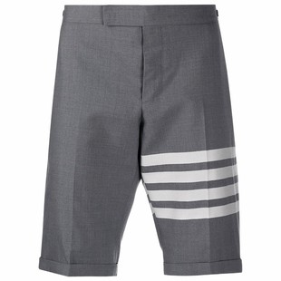 THOM BROWNE 男士经典四条纹羊毛西服短裤