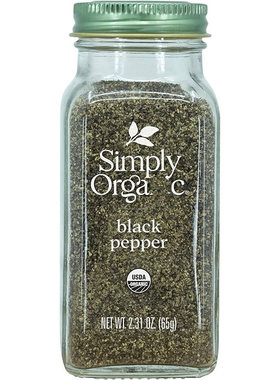 美国Simply黑胡椒粉原粒三色胡椒研磨健生轻食零脂调料健身生酮