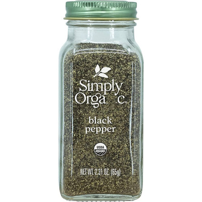美国Simply黑胡椒粉原粒三色胡椒研磨健生轻食零脂调料健身生酮