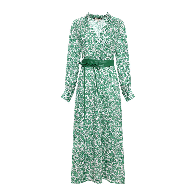 【纯棉】GEGINA专柜新品Liberty纯棉印花优雅碎花连衣裙