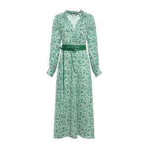 【纯棉】GEGINA吉吉娜春夏新品Liberty纯棉印花优雅碎花连衣裙