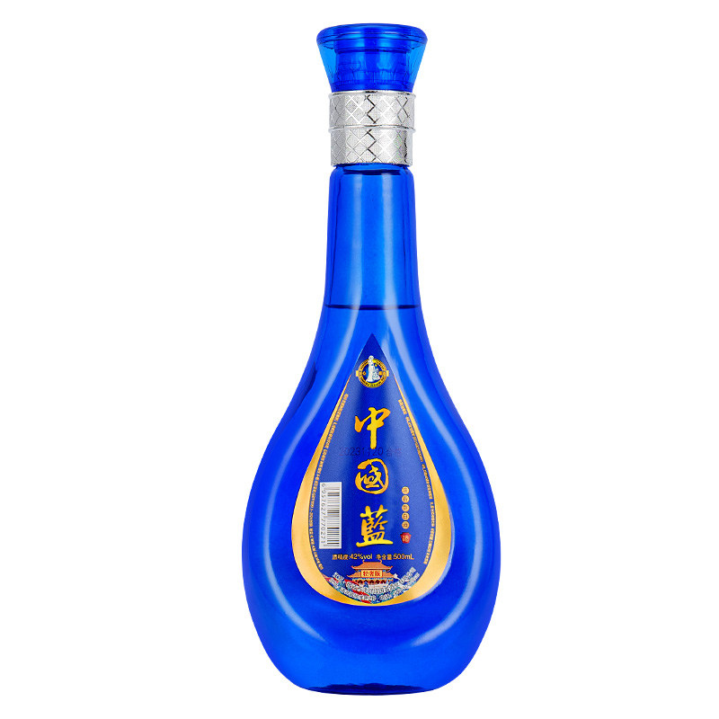 中国梦42度白酒浓香型1整箱6瓶礼盒装送礼高档酒水纯粮经典蓝52度