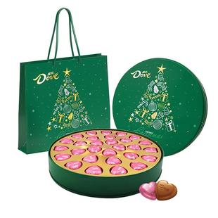 德芙心语牛奶夹心巧克力礼盒装圣诞树送男女友闺蜜员工圣诞节礼物