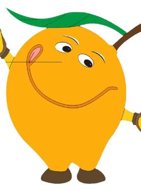 江西橙子果园美陈玻璃钢卡通雕塑定做仿真柑橘玩偶娃娃造型摆件