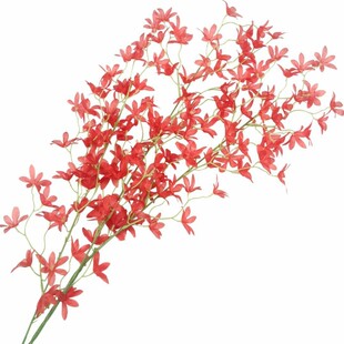 红色系婚礼堂仿真花洋牡丹球菊绣球飘雪樱花吊顶迷雾尤加利把柳叶