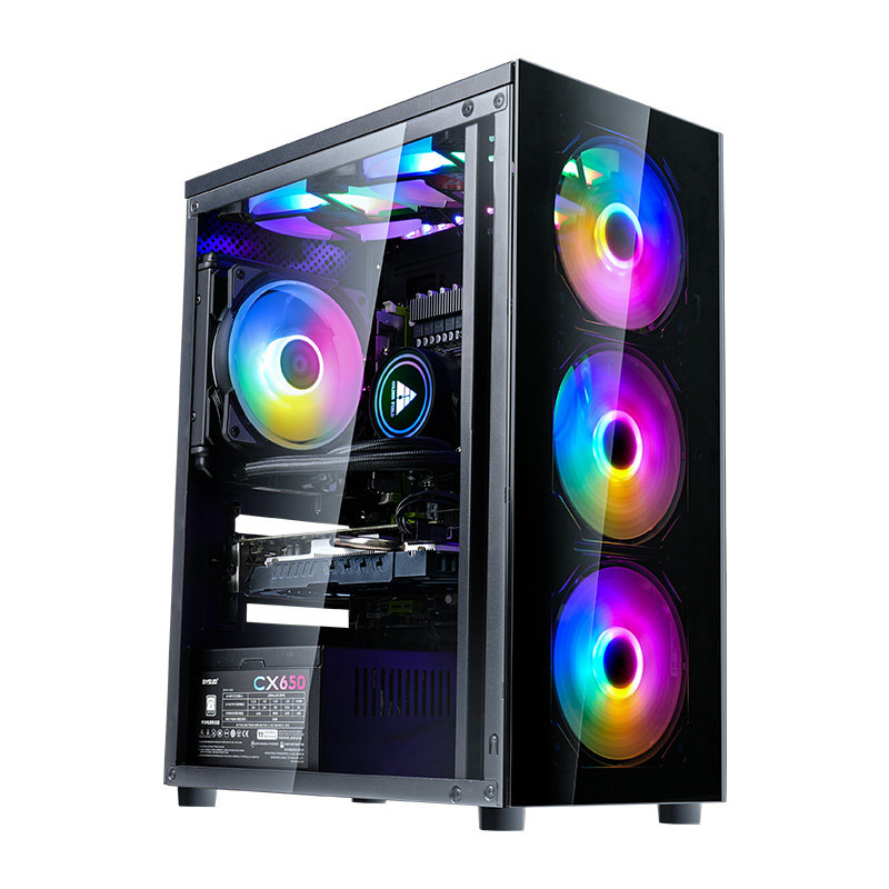 2026款【165hz超清屏】i9台式电脑全套整机RTX3060/4060/5060游戏电竞直播高配组装迷你主机办公设计官方正品