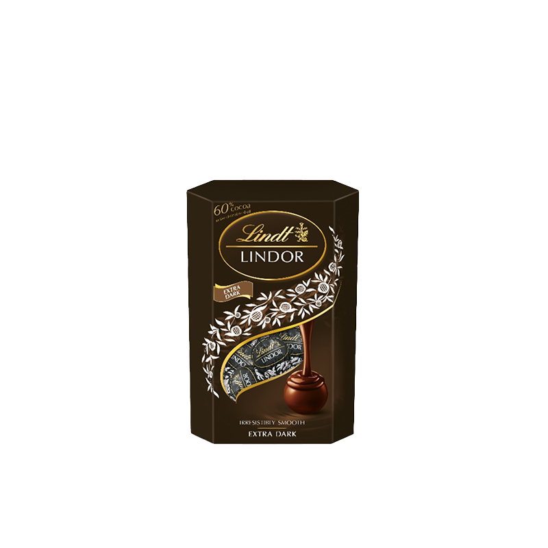 【正品行货】Lindt瑞士莲软心60%特浓黑软心巧克力200g节日礼物