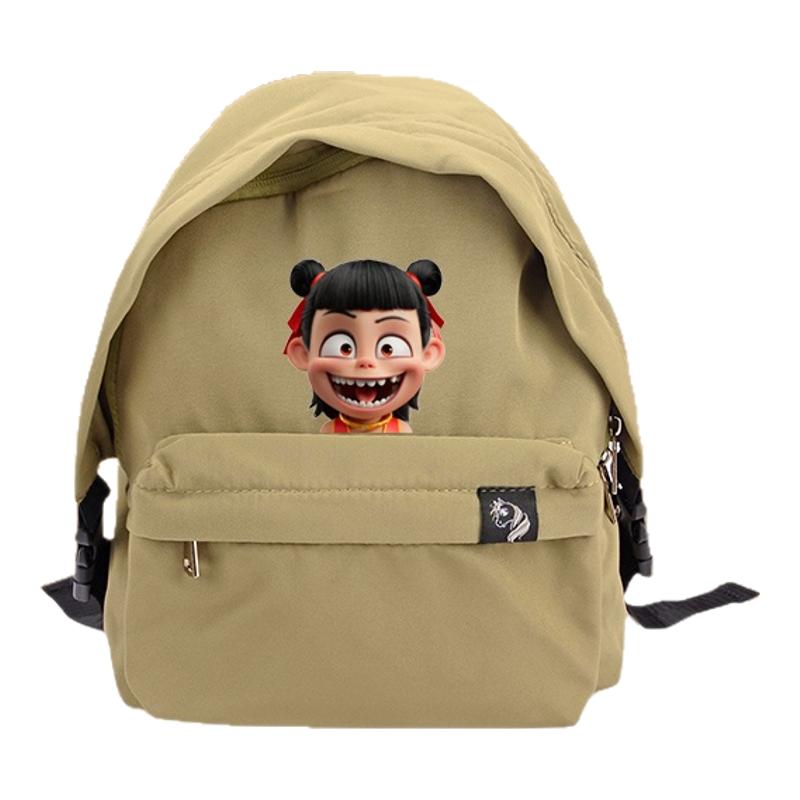 哪吒儿童外出小背包男女童小学生幼儿园亲子轻便研学游双肩包潮酷