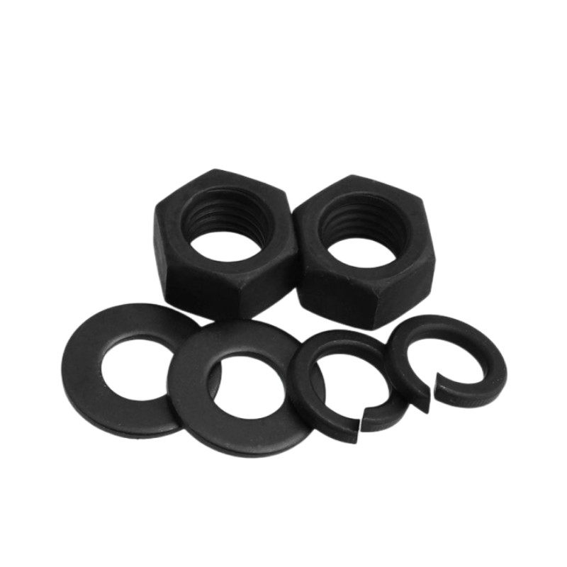 8.8级螺母垫片套装 高强度平垫弹垫螺帽组合 M8M10M12M16M20-M56