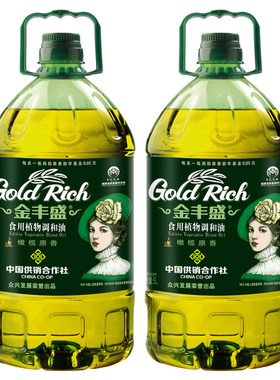 金丰盛食用植物调和油5L*2桶