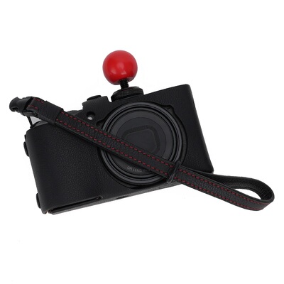 相机真皮细绳接口手腕带GR4理光