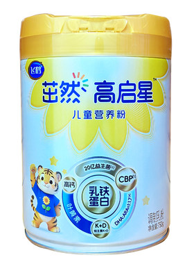 飞鹤茁然茁护4段儿童配方奶粉750g/罐益生菌乳铁蛋白牛奶粉