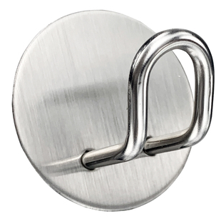 厨房挂钩免打孔壁挂墙壁挂画粘钩强力粘胶相框承重无痕不锈钢免钉