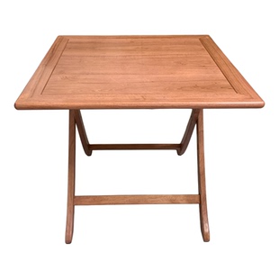 唐木实木折叠桌方形餐桌波罗格木便携式户外桌家用小桌子花梨木