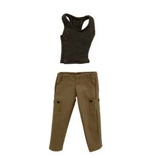 阿巳3.0bjd12分娃衣1/12兵人衣服 女 机娘TBL素体现代6寸装裤背心