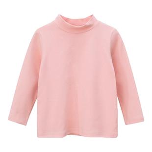 27kids品牌童装男女儿童打底衫半高领秋冬长袖T恤弹力莱卡棉春装