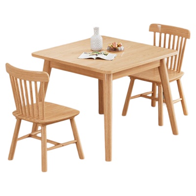 纯实木餐桌椅组合稳固无异响