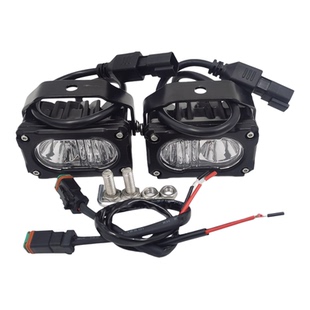 汽车中网led探照灯坦克300灯光改装越野车射灯引擎盖A柱辅助灯12V