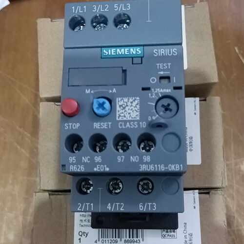 下单前咨询西门子热过载继电器3RU6116-0KB1电机热保护3RU6