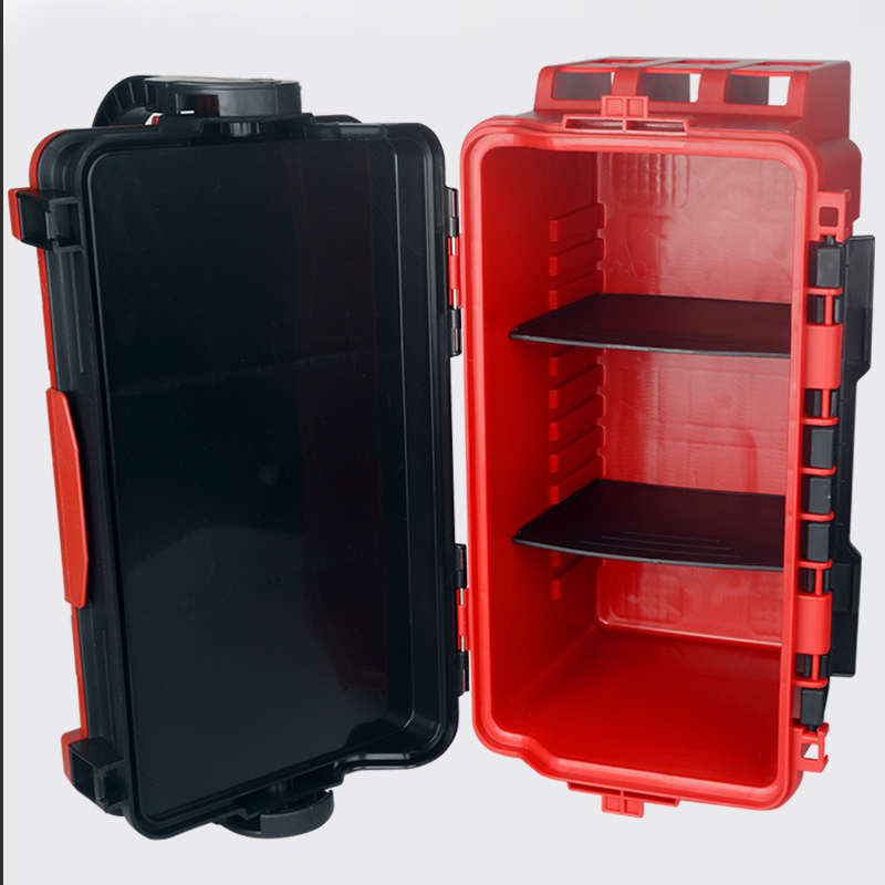 千渔筏筏钓箱新款路亚箱垂钓配件收纳多功能微铅桥筏船矶钓支架桶