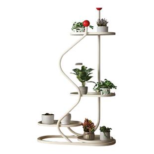 阳台花架新款落地式客厅家用盆景架子绿植花盆置物架托架阶梯植物