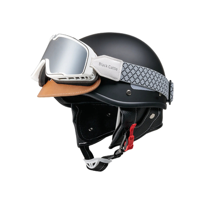 四季3C认证复古巡航摩托车头盔