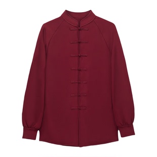 太极服女新款秋冬加厚加绒太极拳练功服女2025太极服男冬季