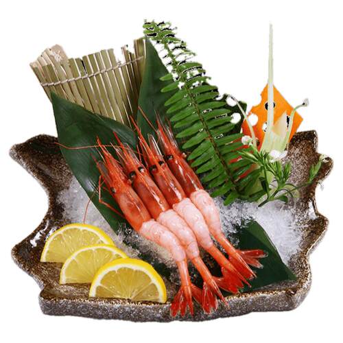 北极甜虾刺身 俄罗斯进口 新鲜冷冻大虾 寿司虾 1000g 生食日料